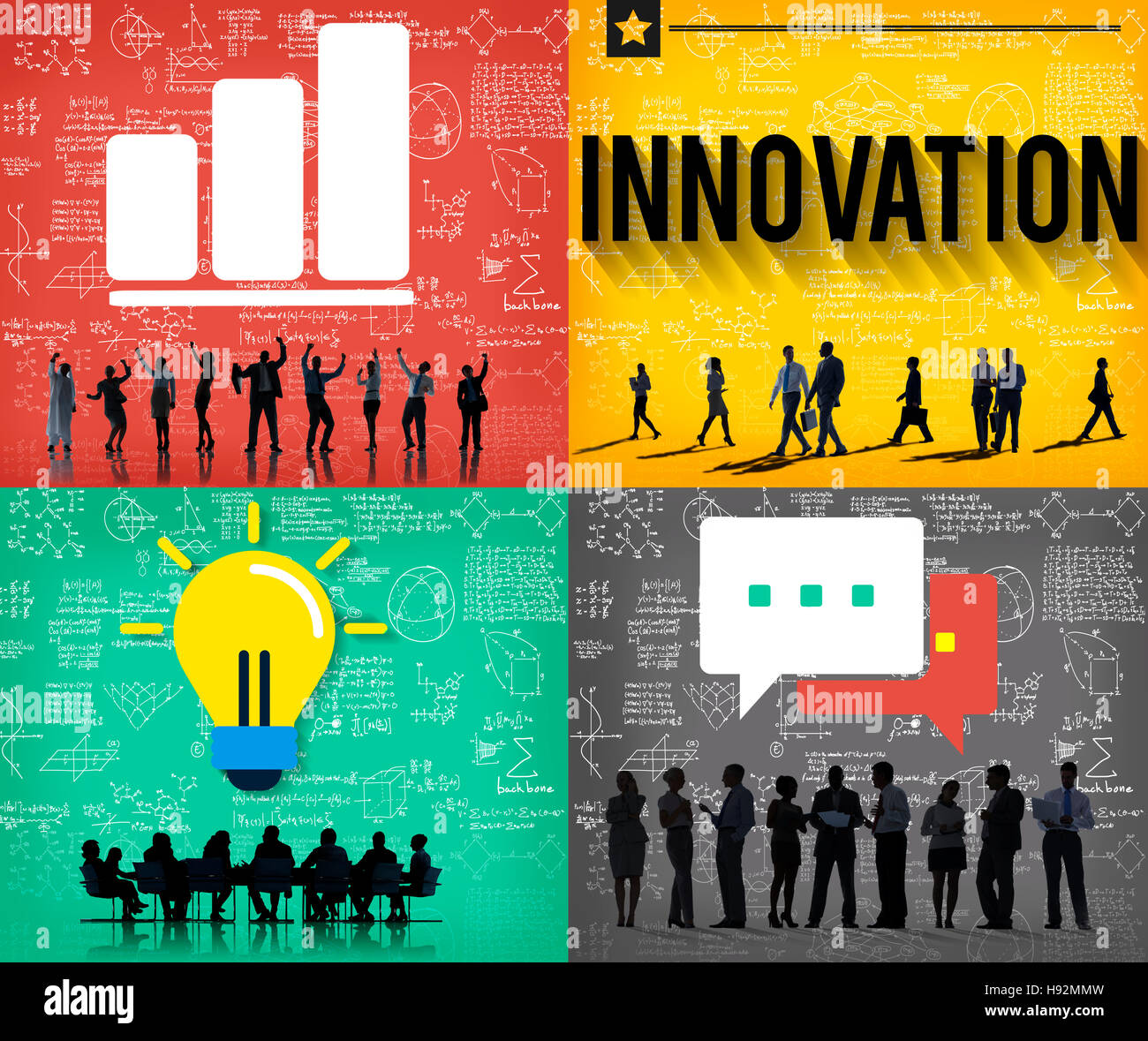 Innovation Technology Development Creative Invention Concept Stock ...