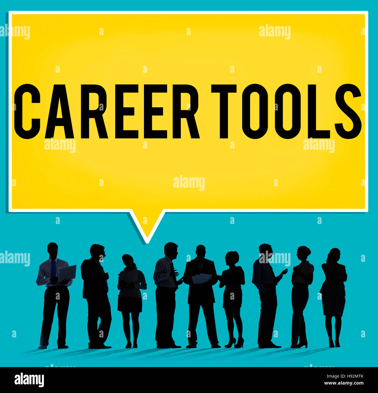Career Tools Guidance Employment Hiring Concept Stock Photo