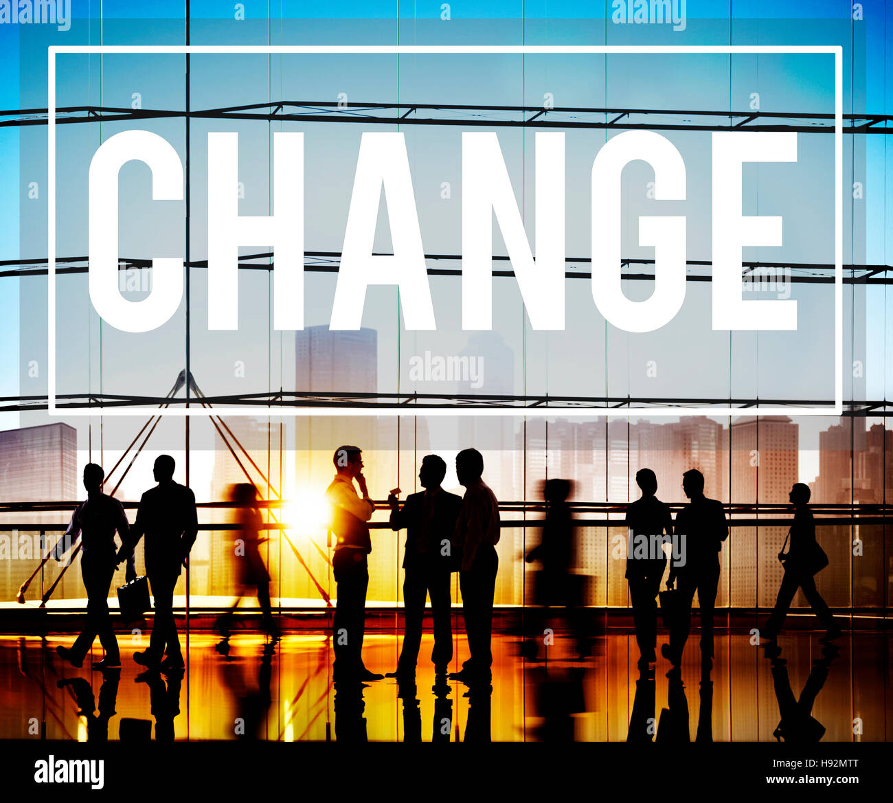 Change Solutions New Innovation Development Concept Stock Photo - Alamy