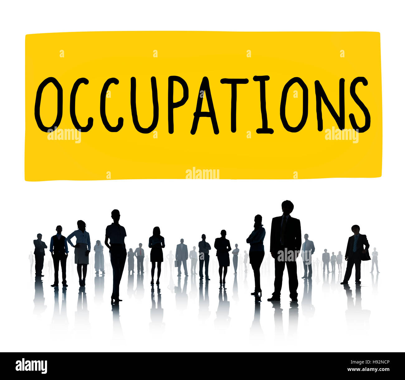 Occupation Job Career Employment Hiring Recruiting Concept Stock Photo