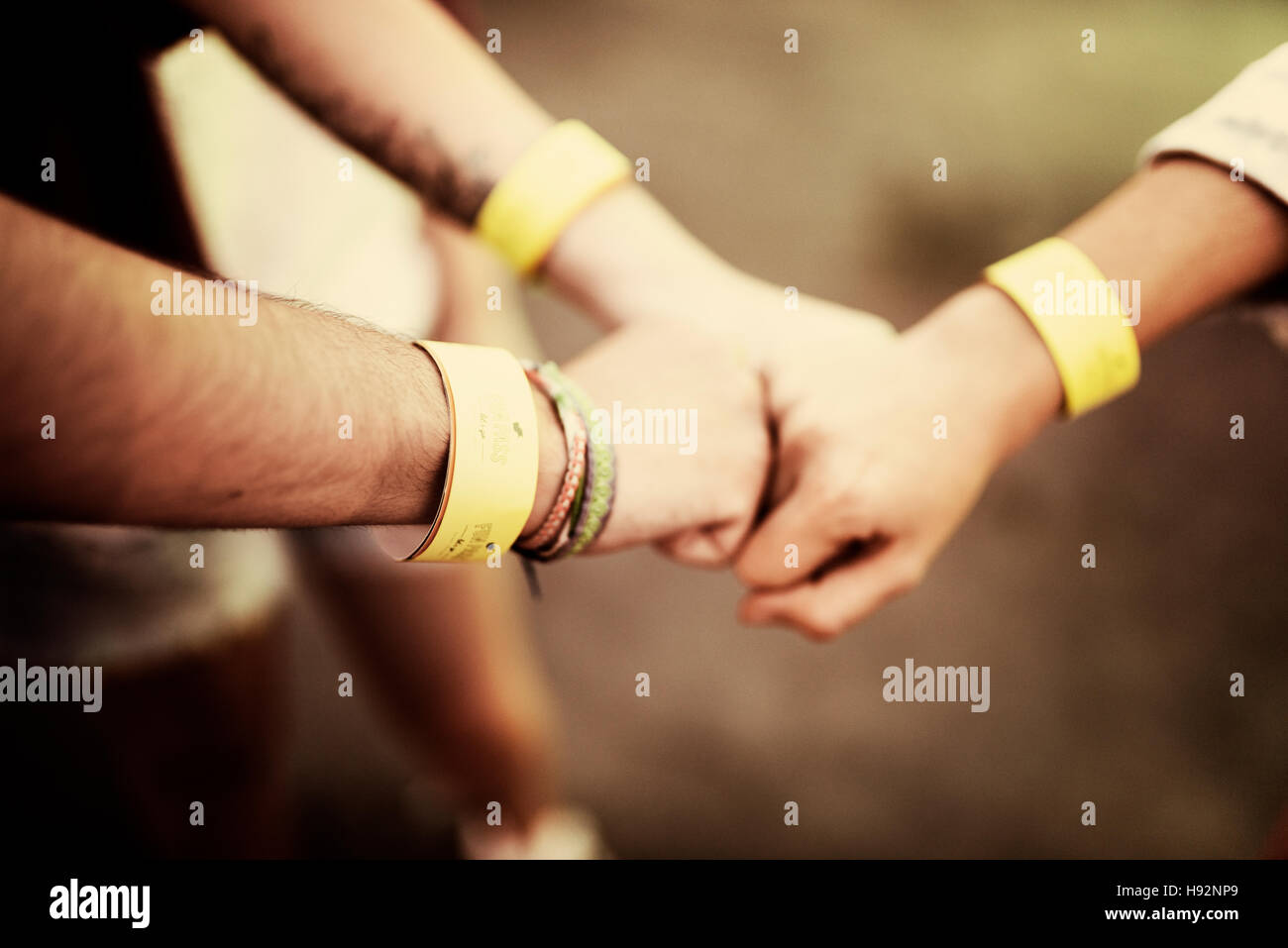 Friends Fun Happiness Amusement Park Festival Concept Stock Photo - Alamy