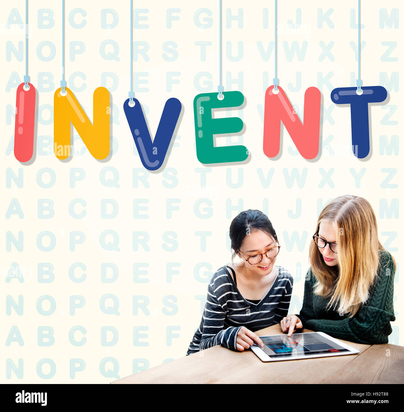 Invent Creative Design Evolution Improvement Concept Stock Photo