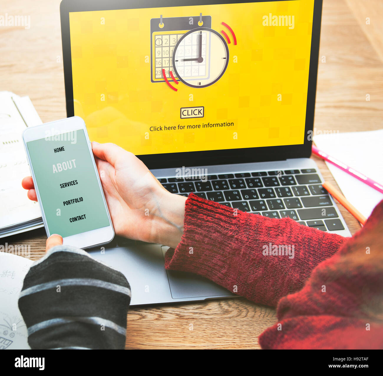 Calendar Reminder Priority Note Date Concept Stock Photo Alamy