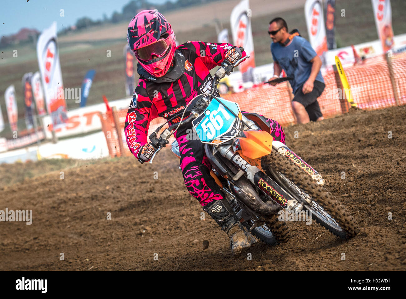 Motorocross Rider motocross rider in the race Stock Photo - Alamy