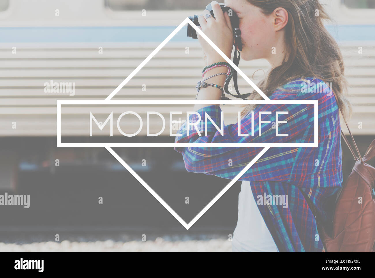 Modern Contemporary Bright Lifestyle Luxury Concept Stock Photo