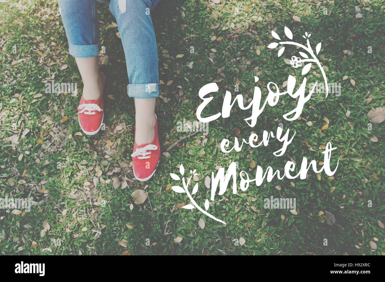 Enjoy Happiness Lifestyle Freedom Fun Concept Stock Photo - Alamy