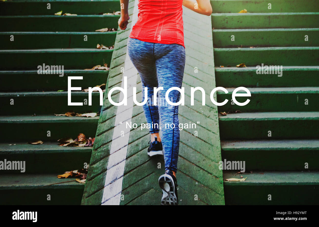 Endurance Strength Energize Stability Performance Concept Stock Photo