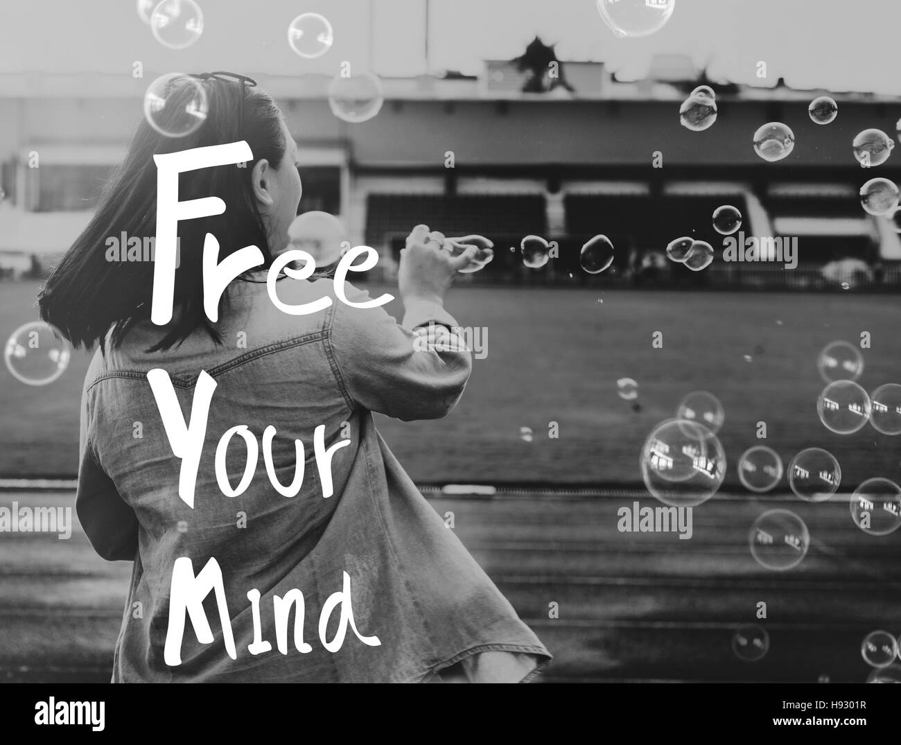 Free Your Mind Positive Relaxation Chill Concept Stock Photo Alamy