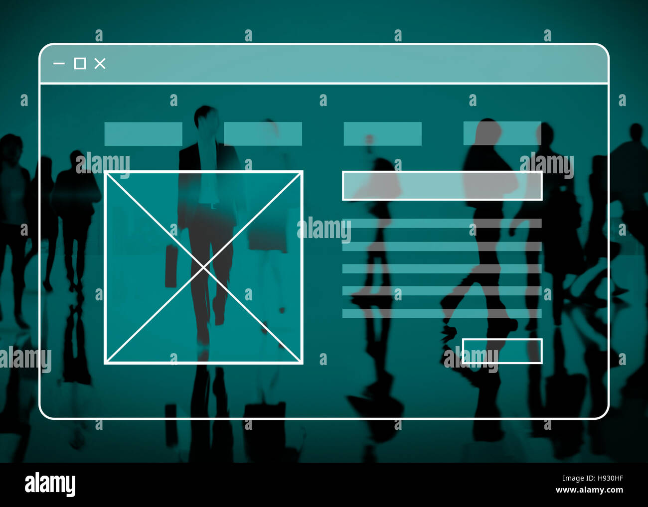 Webpage Technology Website Online Software Concept Stock Photo - Alamy