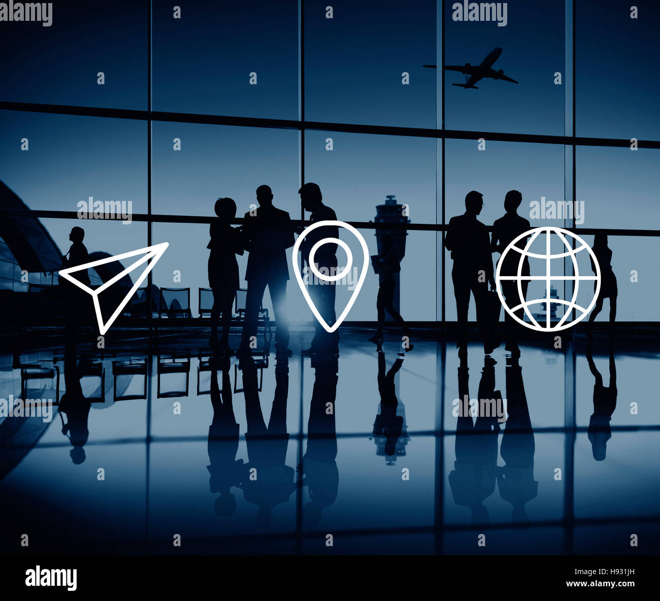 Location Navigation Travel Trip Place Journey Concept Stock Photo - Alamy