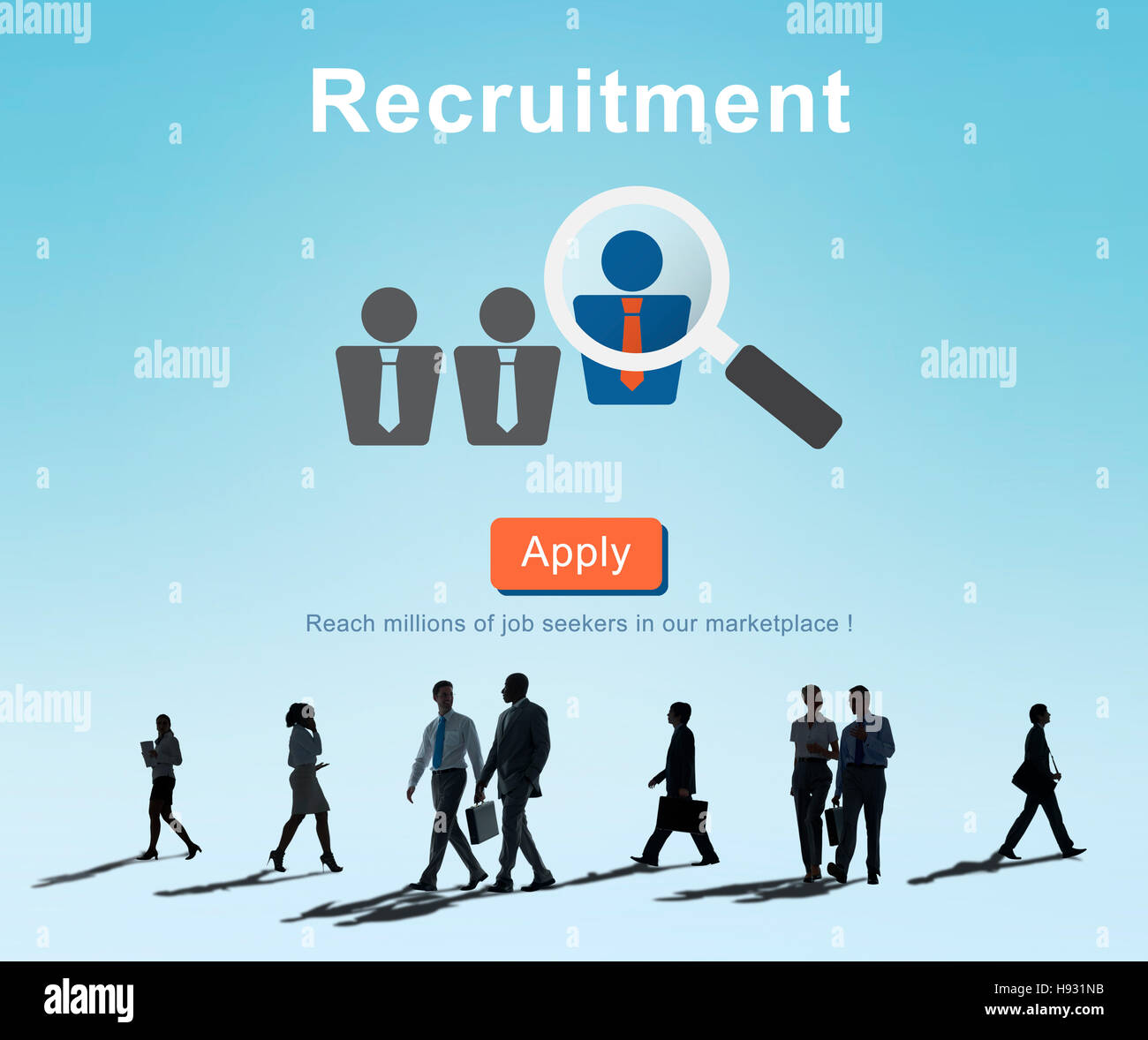 Recruitment Hiring Employment Human Resources Concept Stock Photo - Alamy