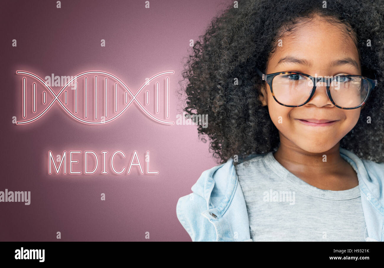 DNA Helix Life Science Graphic Concept Stock Photo