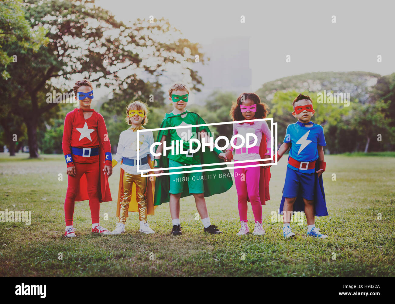 Childhood Childlike Child Children Kids Offspring Concept Stock Photo