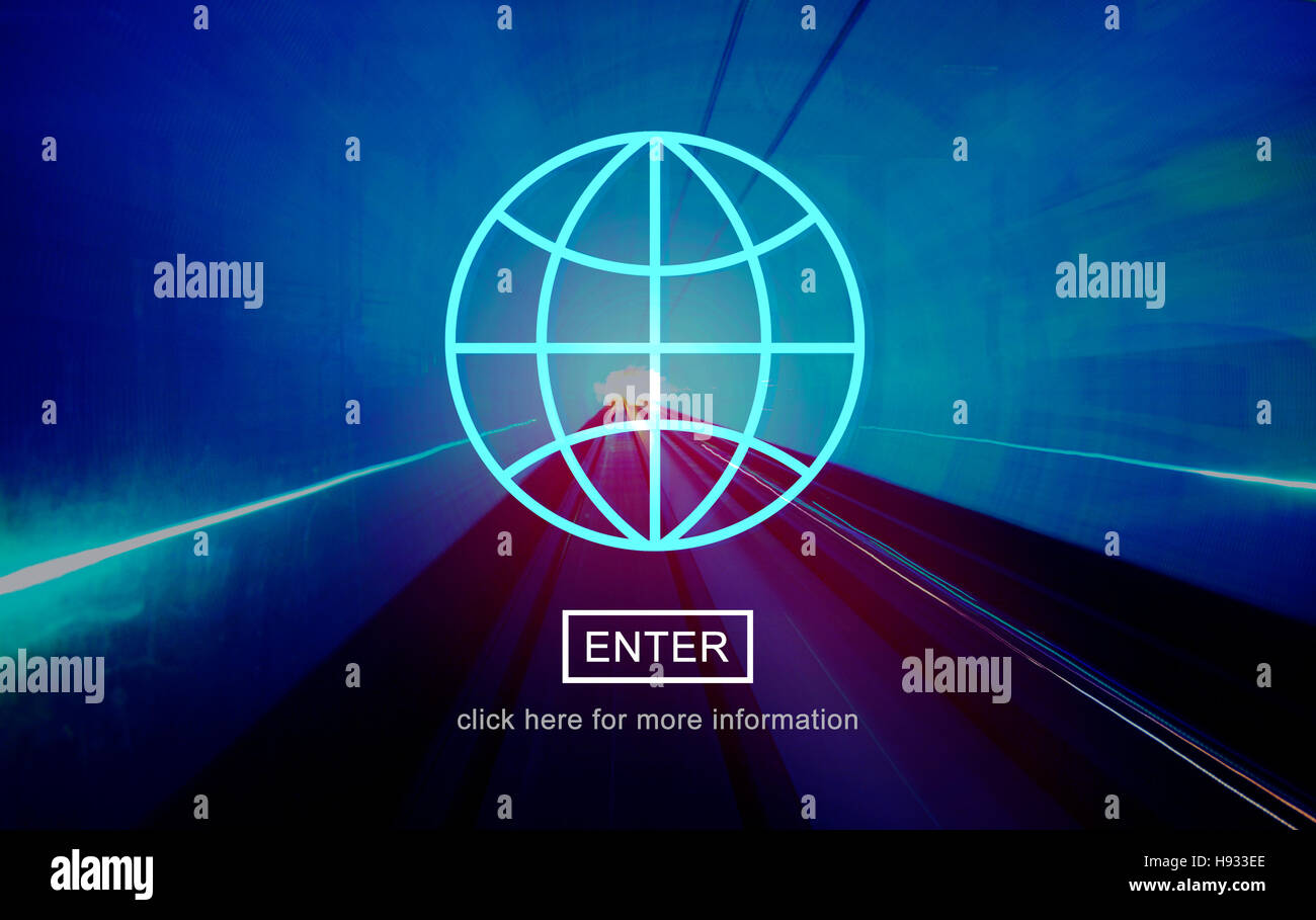 Global Communication World Connection Concept Stock Photo - Alamy