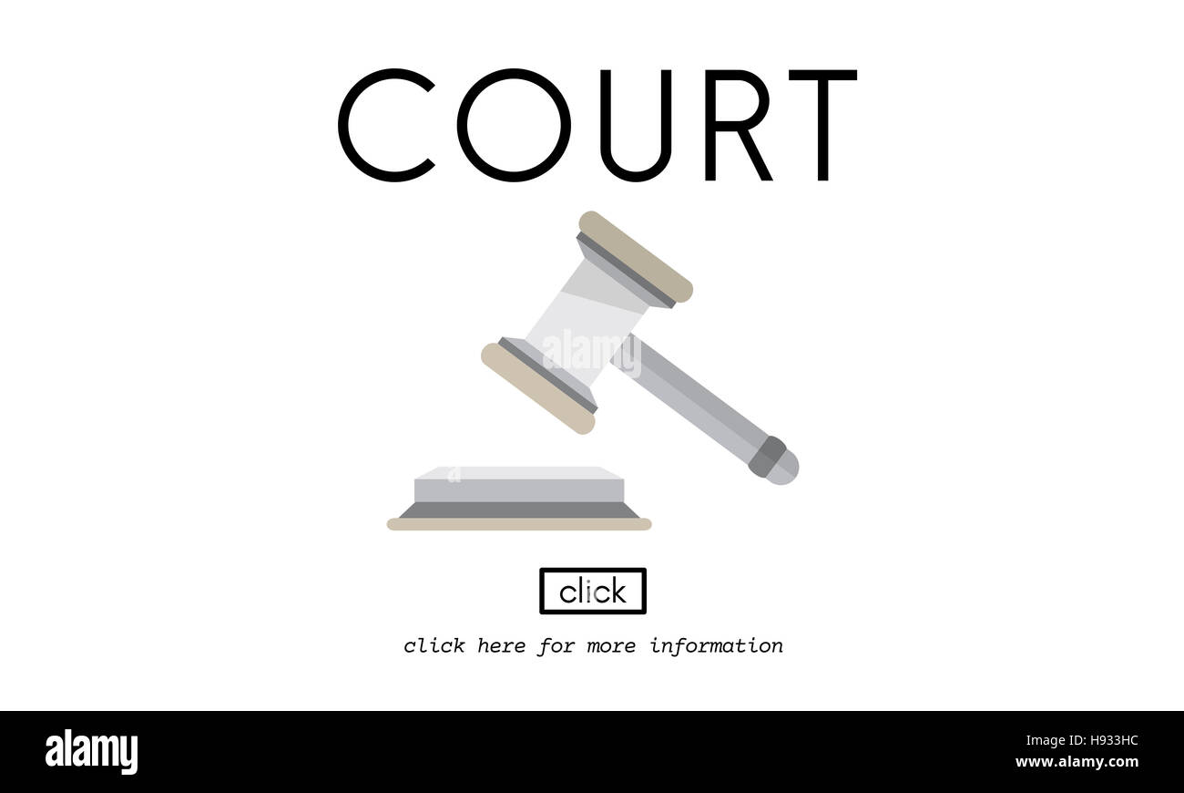 Court Authority Crime Judge Law Legal Order Concept Stock Photo