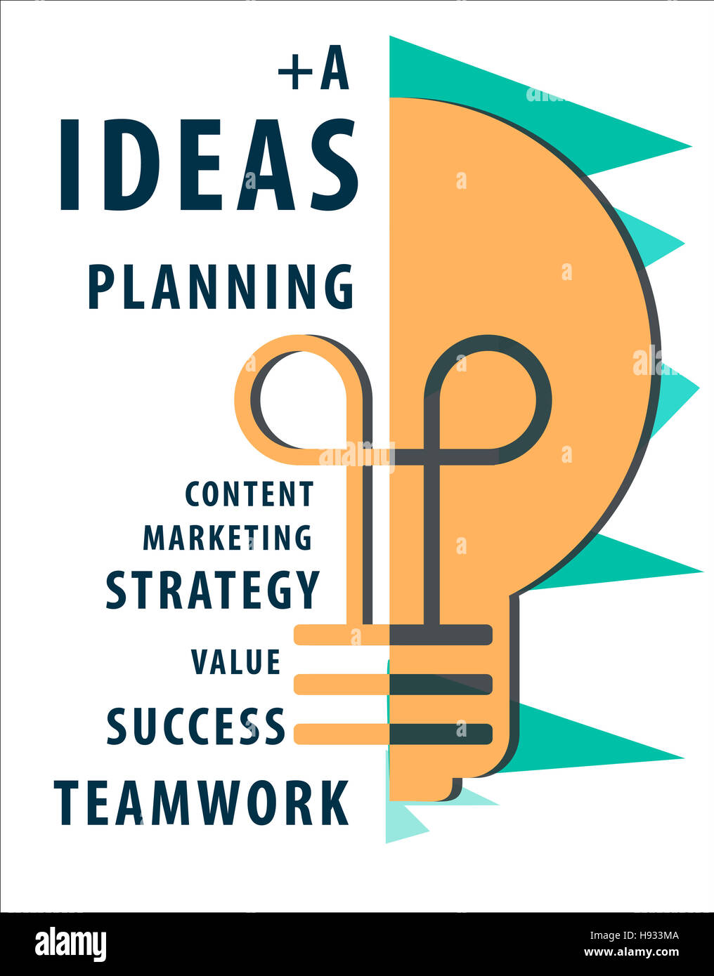 Ideas Idea Vision Design Plan Objective Mission Concept Stock Photo Alamy