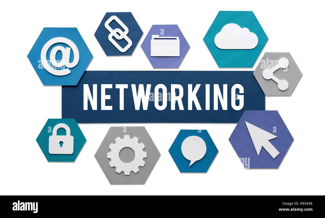 Networking Network Connection Concept Stock Photo Alamy