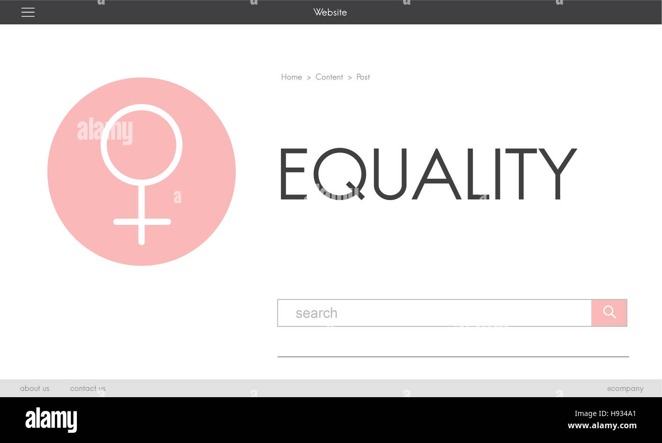 Women's Day Equality Freedom Get Involved Concept Stock Photo