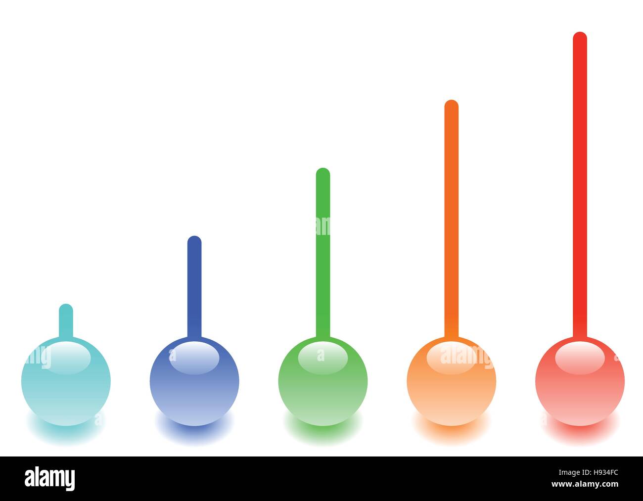 Thermometers in set from cold to hot Stock Vector Image & Art - Alamy