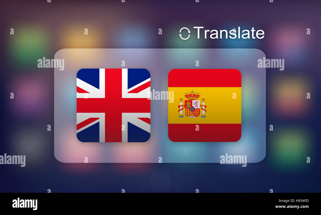 Flag Countries Foreign Word Translation Concept Stock Photo Alamy