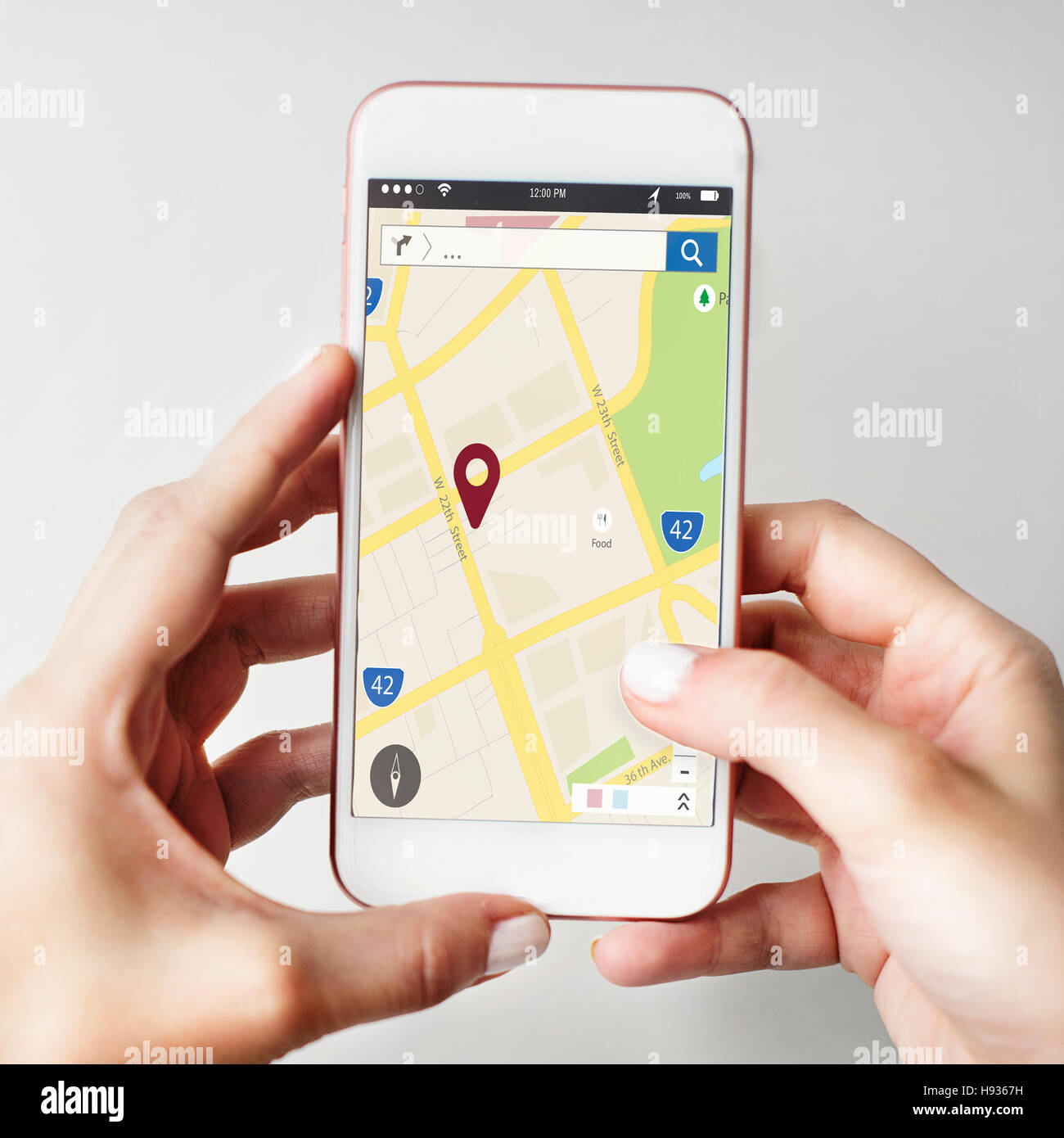 Map Location Information  Layout Concept Stock Photo Alamy