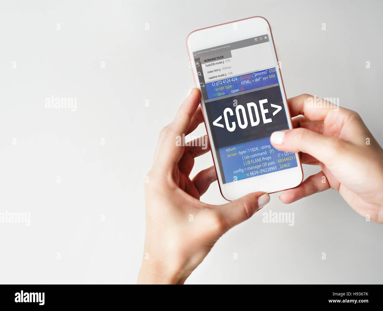 Hacker programming code hi-res stock photography and images - Alamy