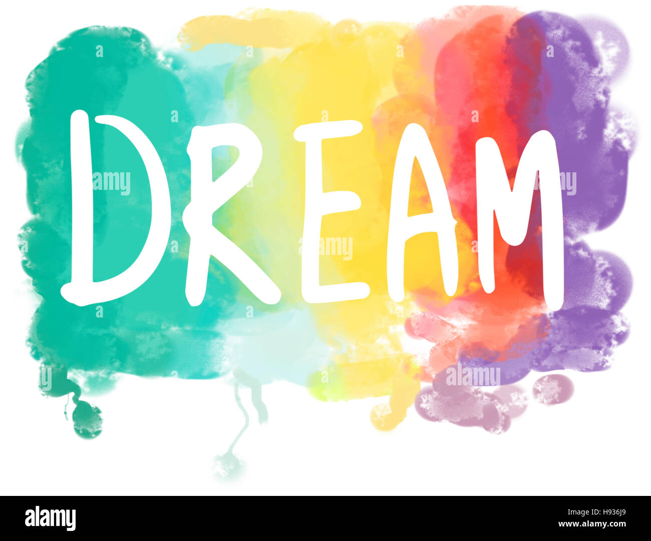 Dream Desire Hopeful Inspiration Imagination Goal Vision Concept Stock Photo