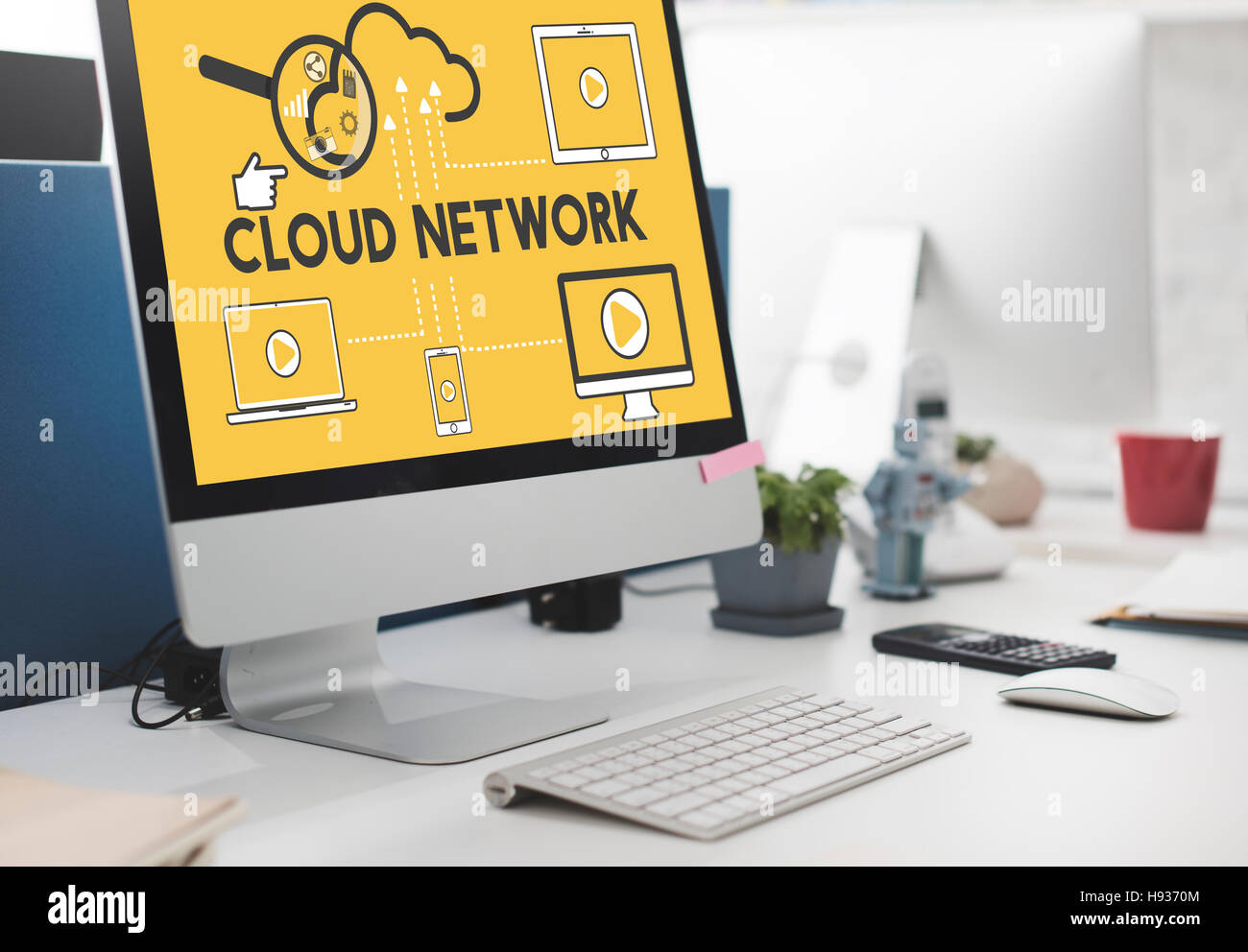 Cloud Network Storage Technology Connection Concept Stock Photo - Alamy