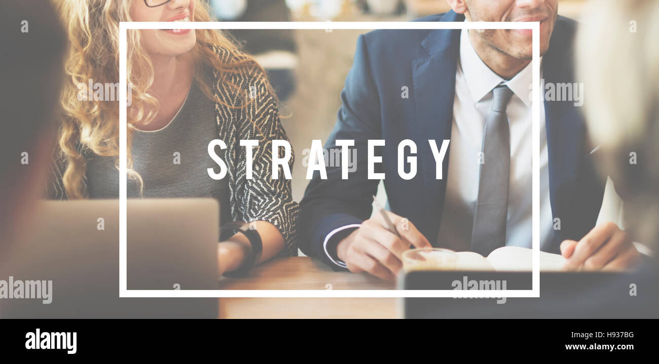 Strategy Development Mission Objective Planning Concept Stock Photo - Alamy
