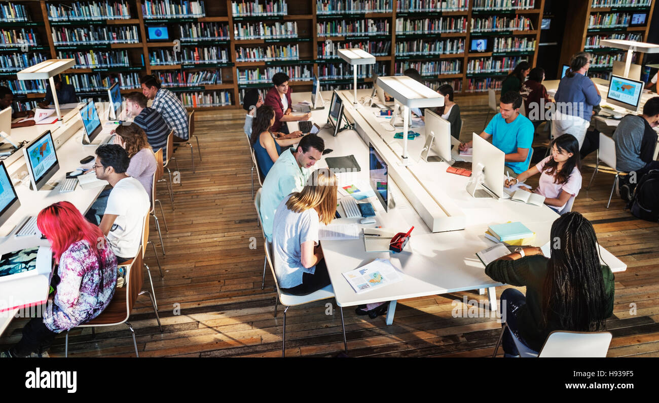Library Knowledge Information Intelligence Concept Stock Photo - Alamy