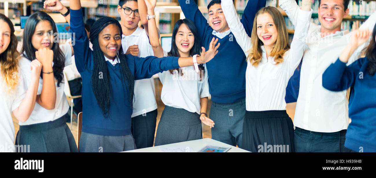 Student Classmate Friends Understanding Study Concept Stock Photo - Alamy