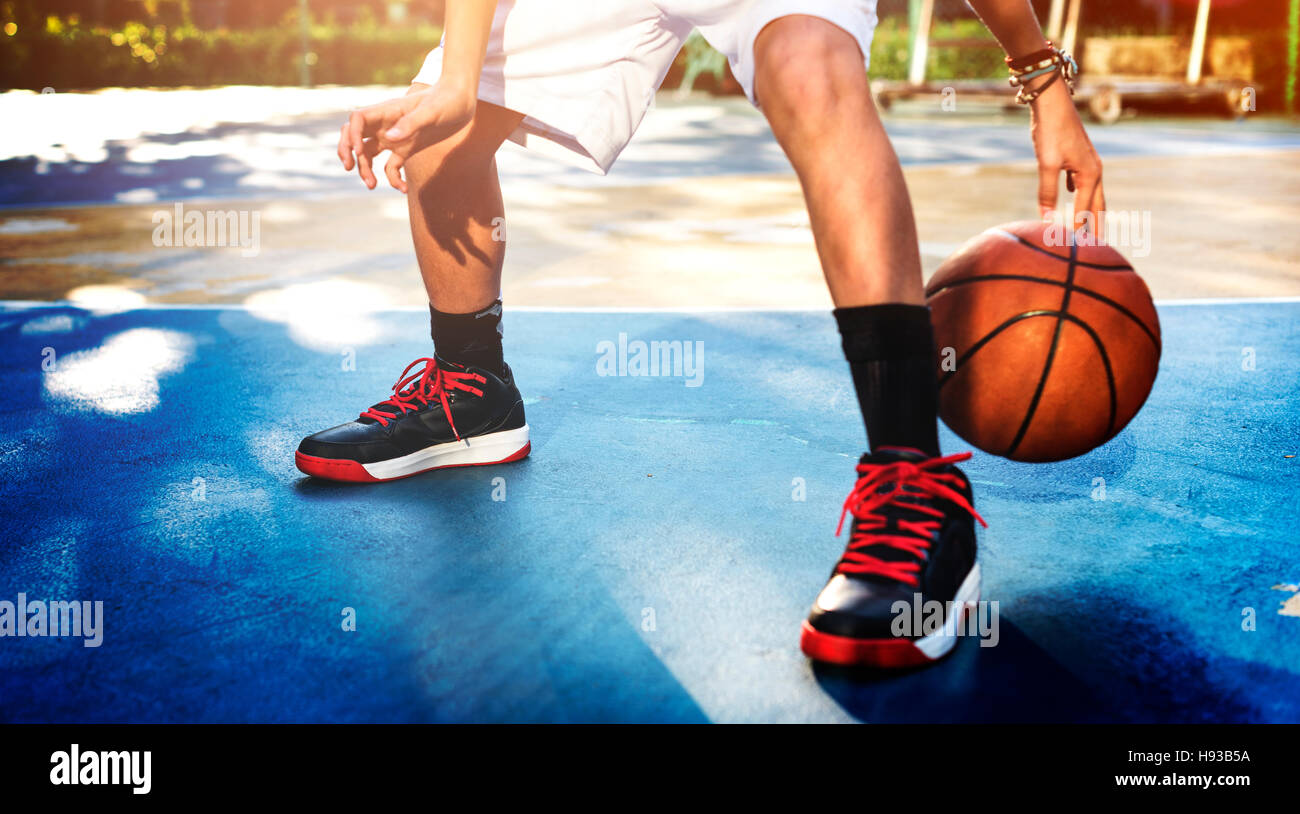 Basketball Player Sport Gaming Tactics Concept Stock Photo Alamy