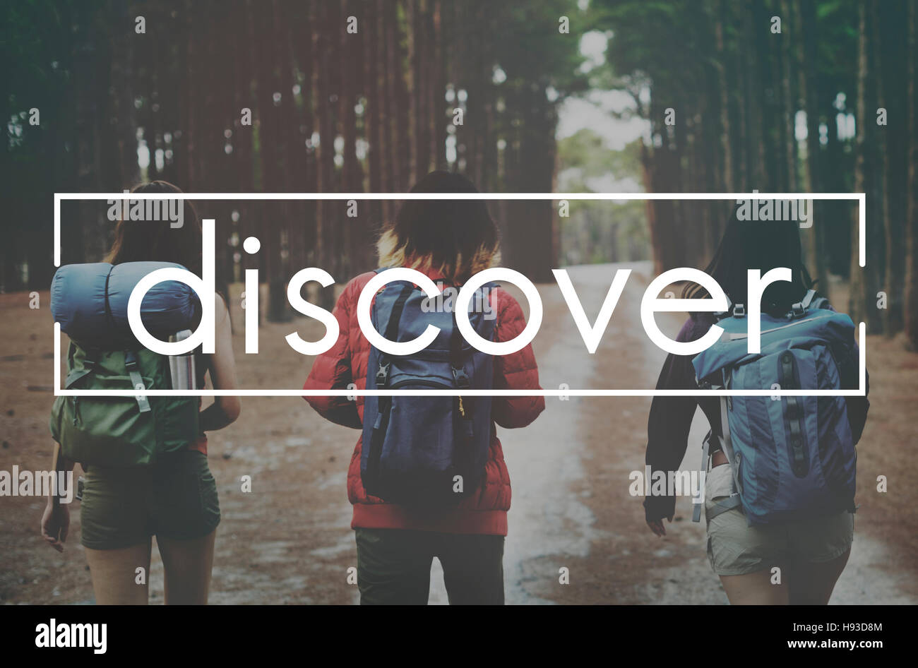 Discover Excursion Exploration Travel Trek Trip Concept Stock Photo - Alamy