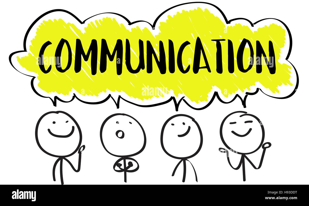 Communication Creative Thinking Ideas Concept Stock Photo