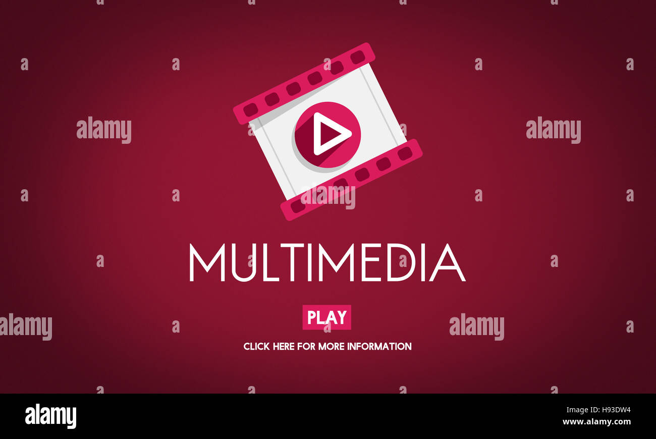 Multimedia Entertainment Media Digital Concept Stock Photo Alamy