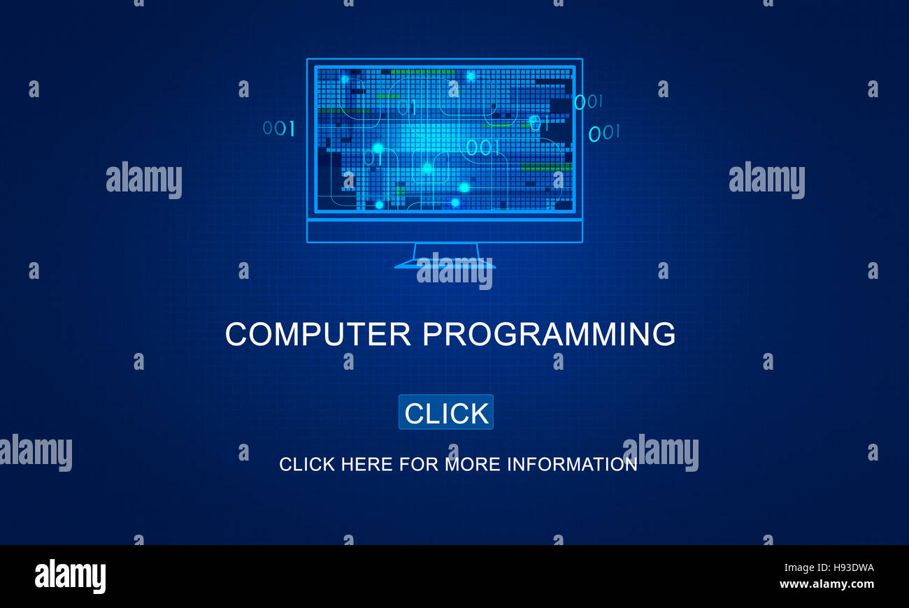 Computer Programming Data Digital Coding Concept Stock Photo - Alamy