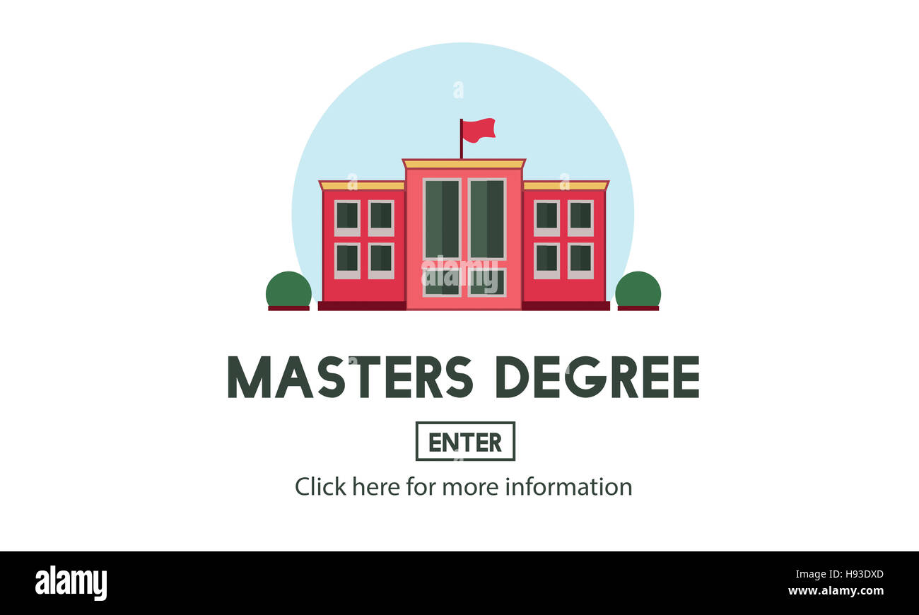 Masters Degree Education Knowledge Concept Stock Photo