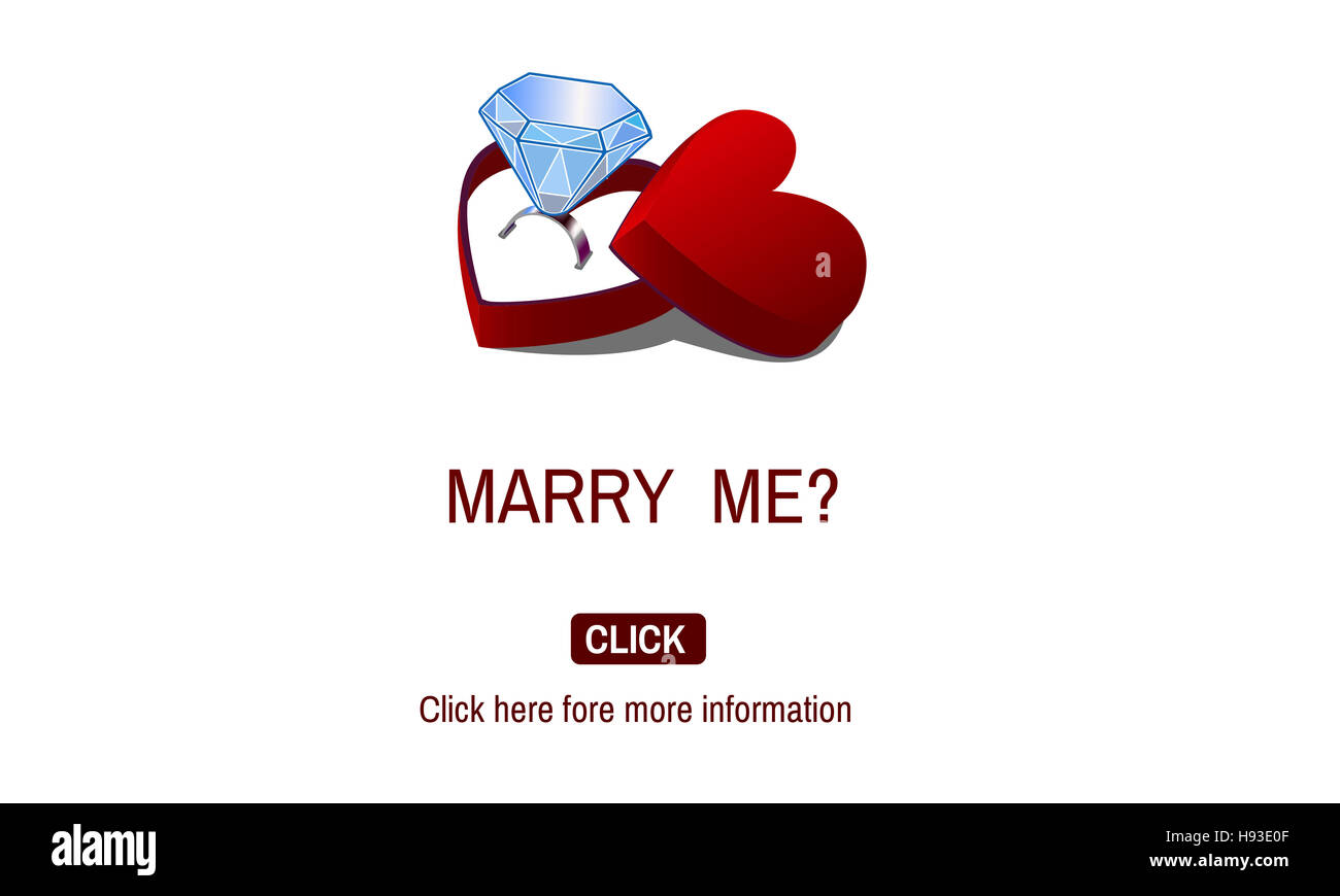 Romantic Gifts Romance Marry me Proposal Concept Stock Photo