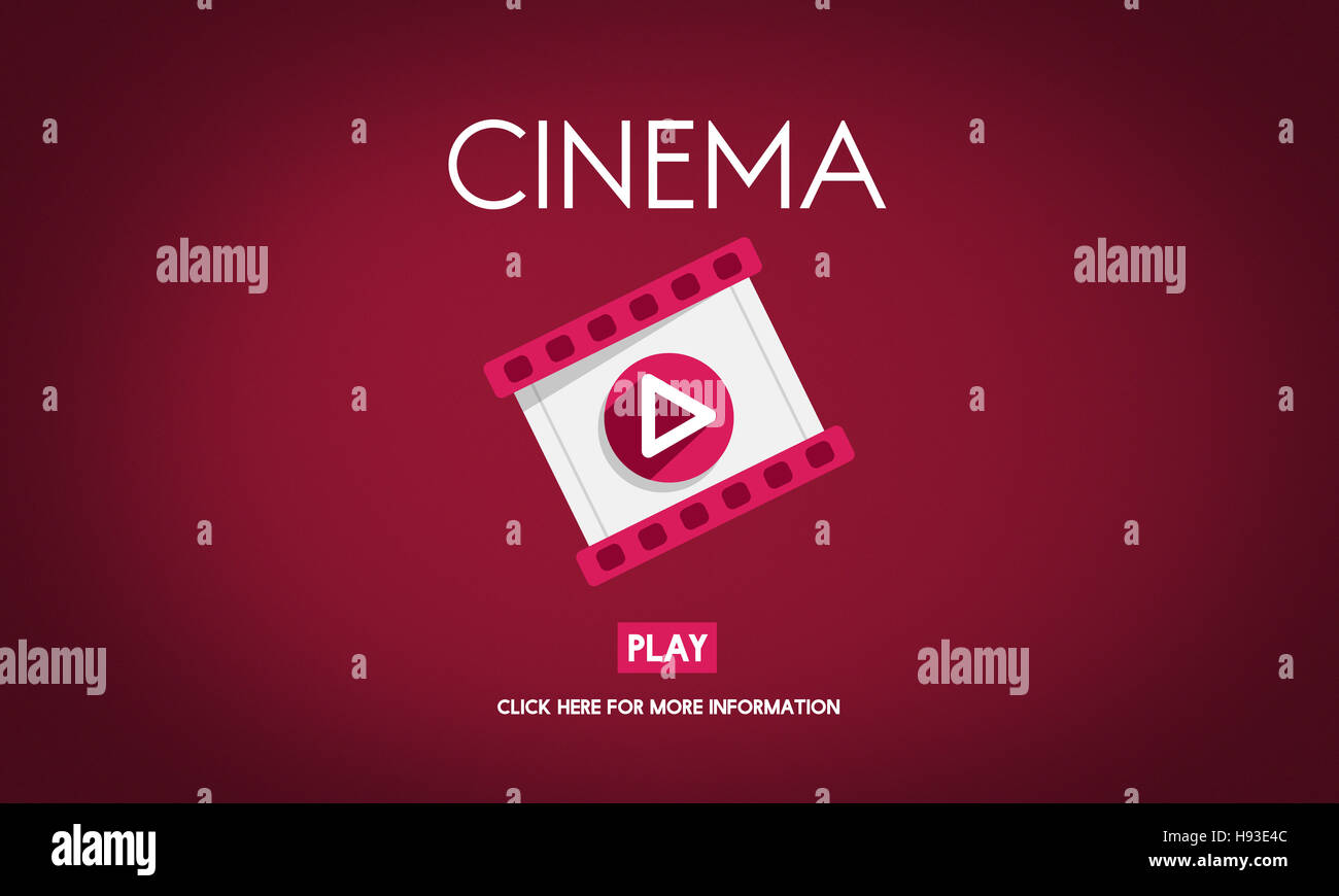 Cinema Theater Multimedia Film Entertainment Concept Stock Photo