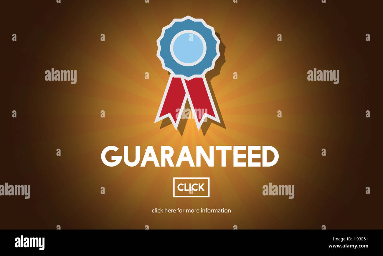 Guaranteed Warranty Quality Safety Service Concept Stock Photo Alamy