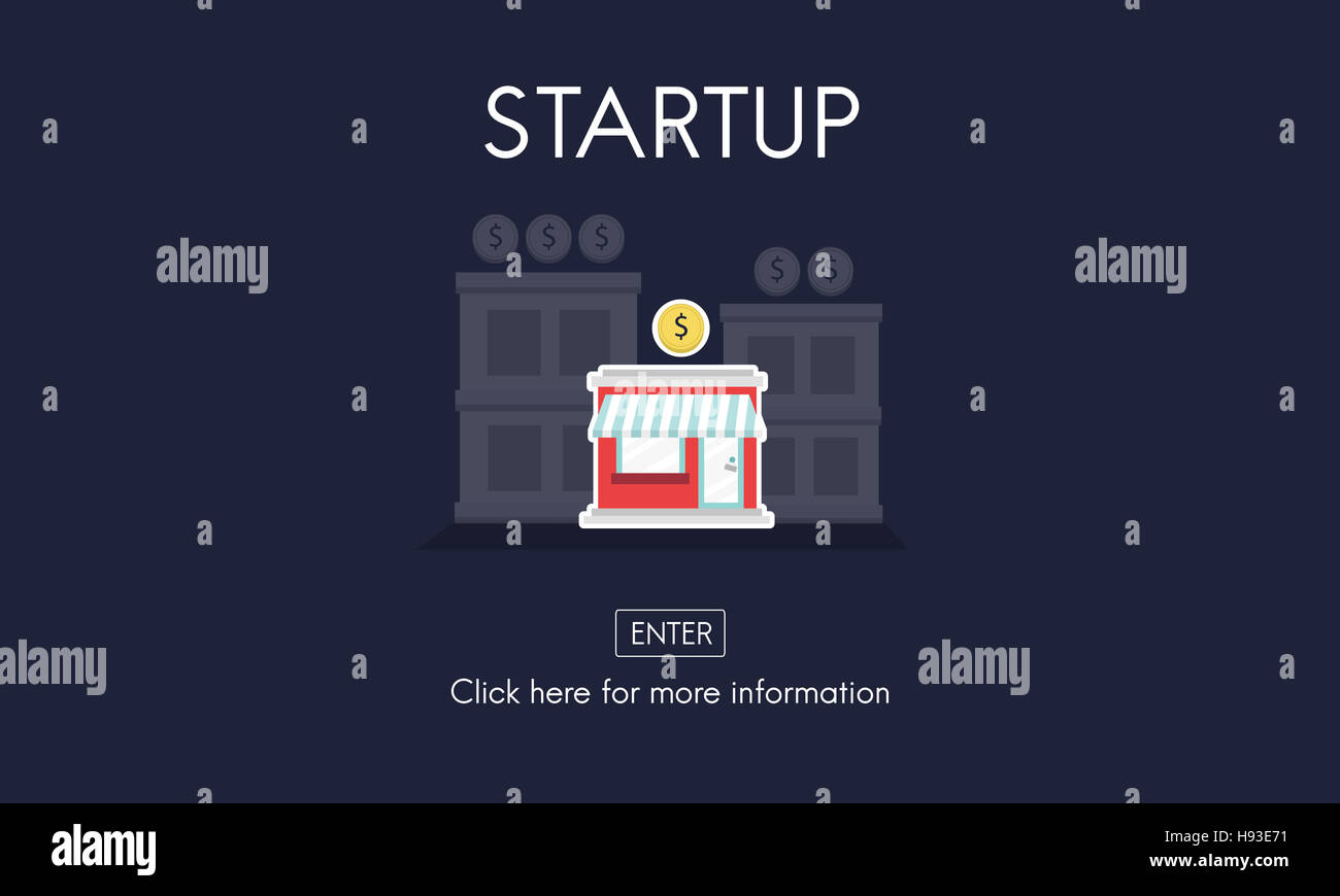 Startup New Business Strategy Invest Concept Stock Photo