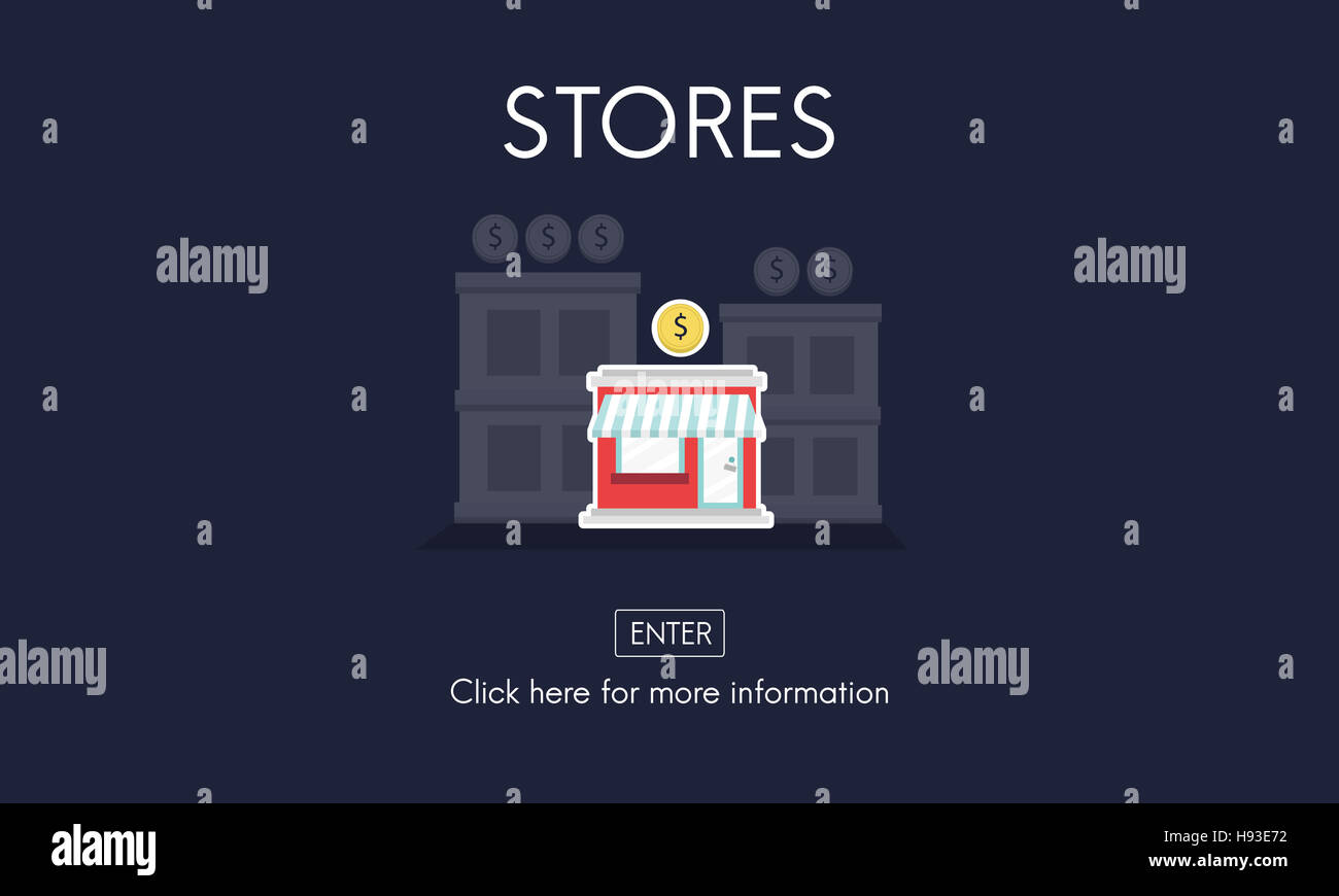 Stores Shops Business Opportunity Investment Concept Stock Photo