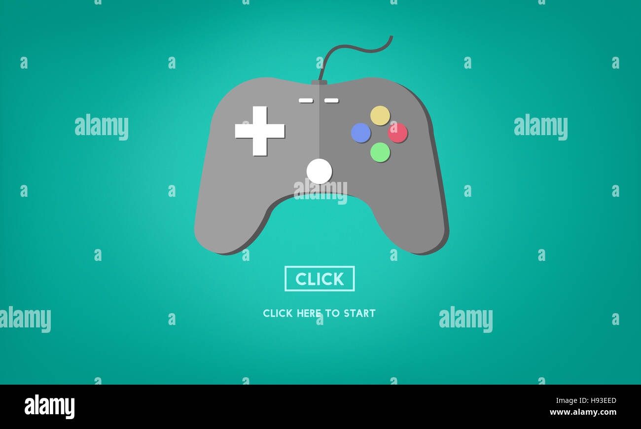 Game Console Entertainment Gadget Electronic Concept Stock Photo