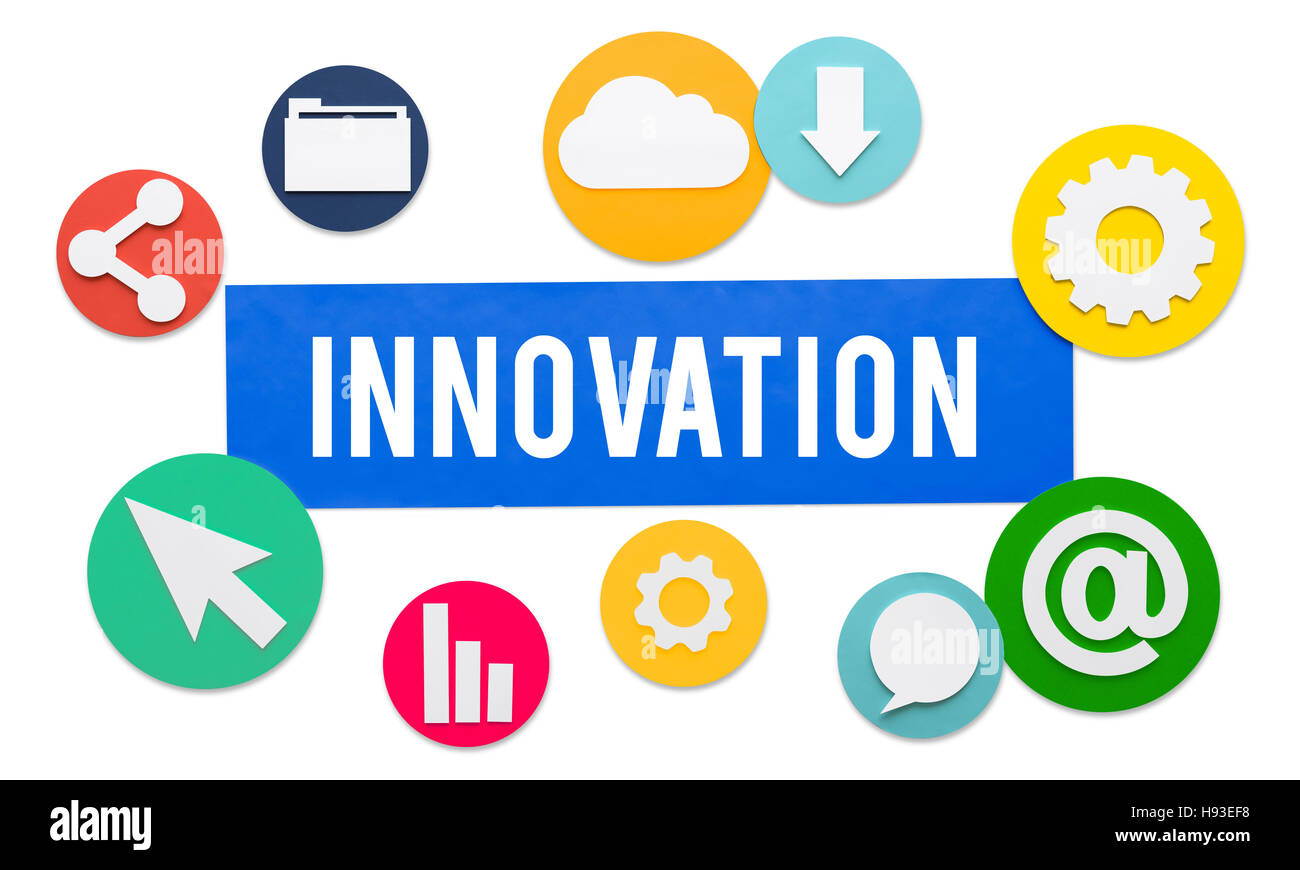 Innovation Invention Futurism Development Concept Stock Photo