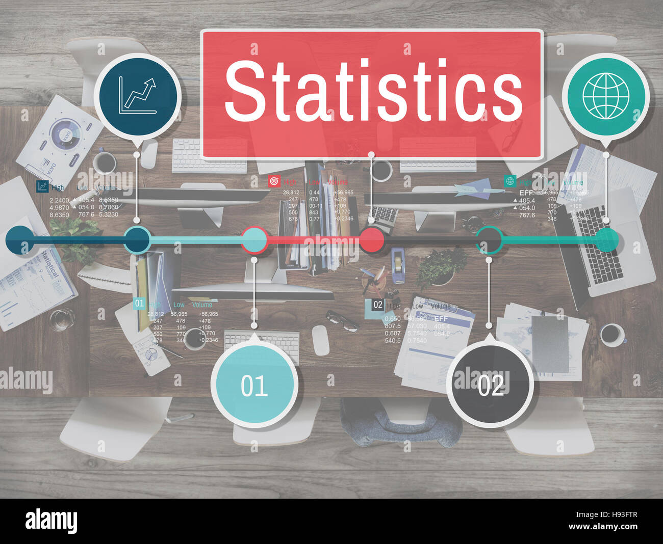 Statistics Process Efficiency Planning Research Concept Stock Photo Alamy