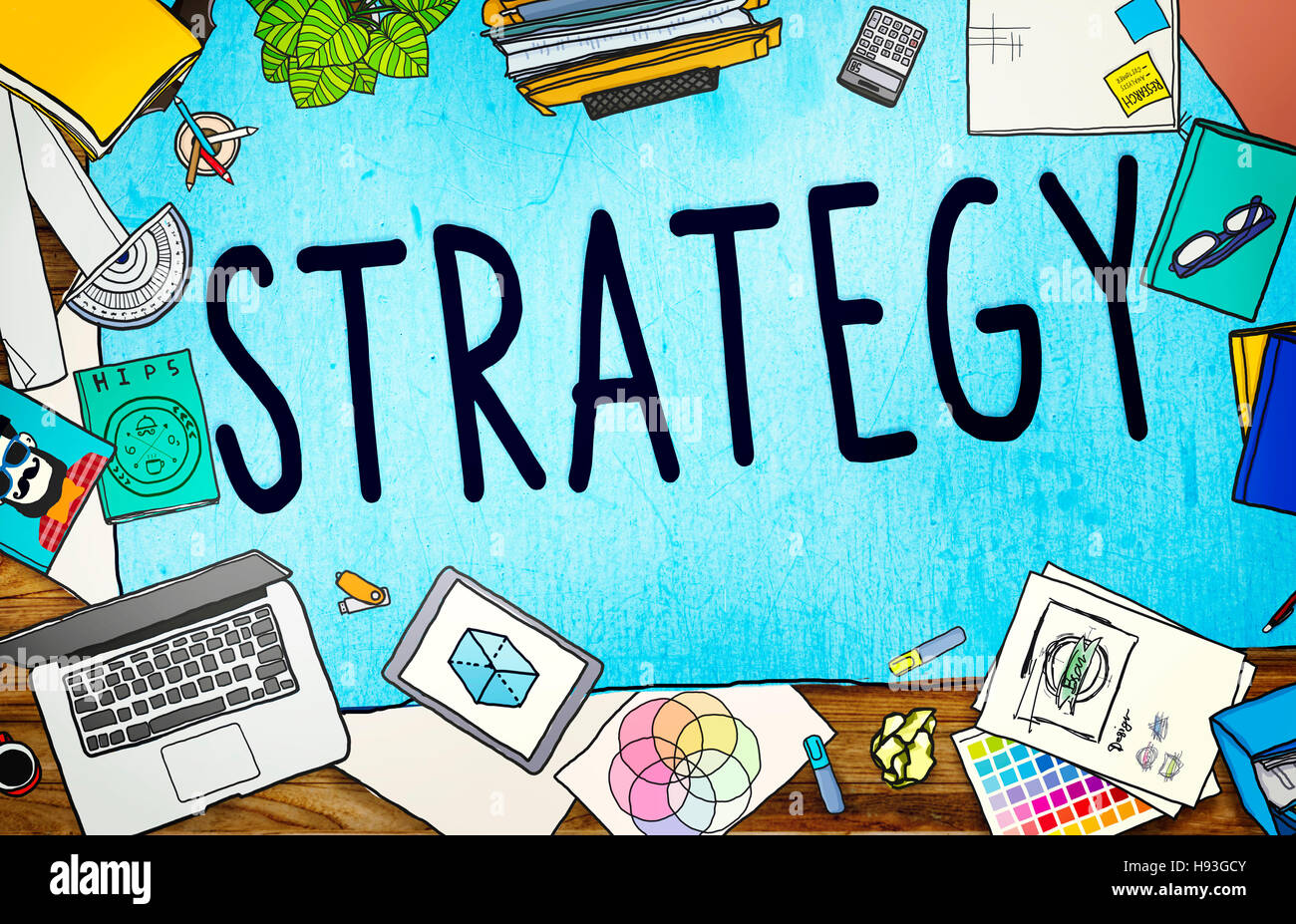 Strategy Planning Solution Vision Tactics Concept Stock Photo - Alamy
