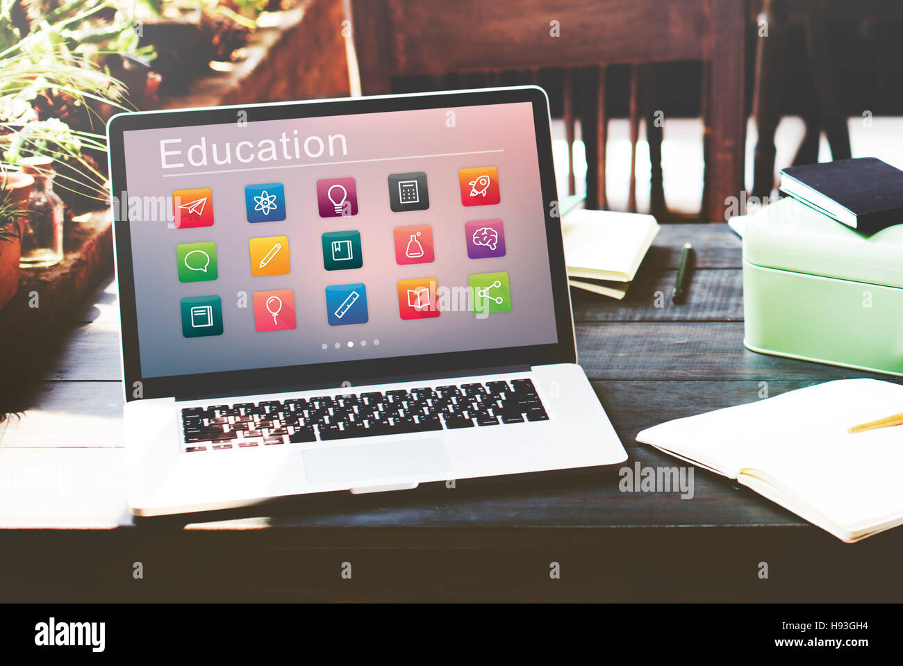 Education Application Knowledge Development Concept Stock Photo Alamy