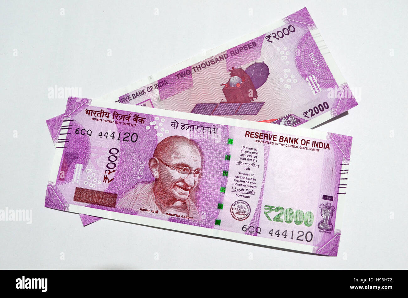 Indian new currency Stock Photo