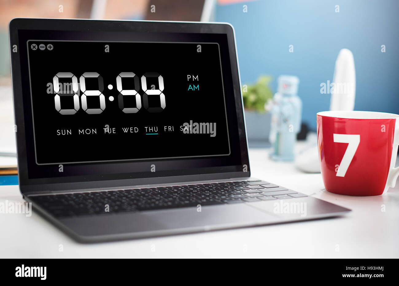 Clock Duration Time Leisure Hour Concept Stock Photo Alamy