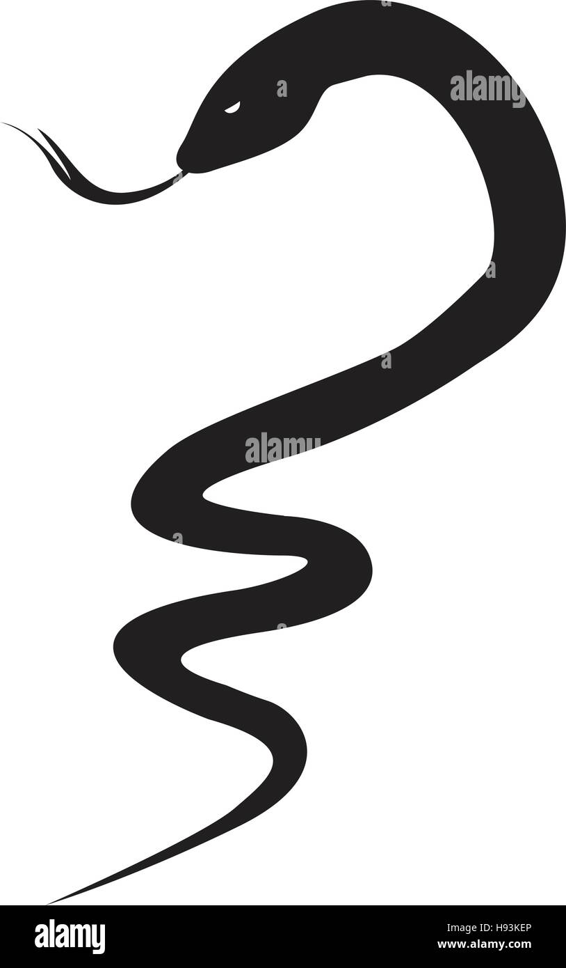 Curled Up Snake Stock Vector Image & Art - Alamy